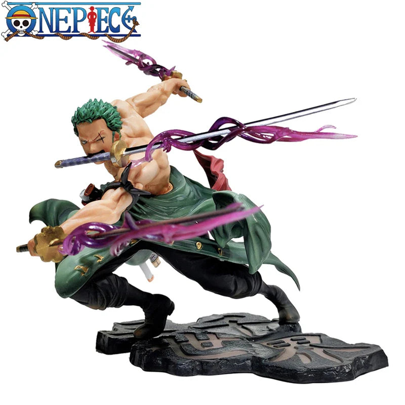 One Piece 10CM Roronoa Zoro Figure Toy-4